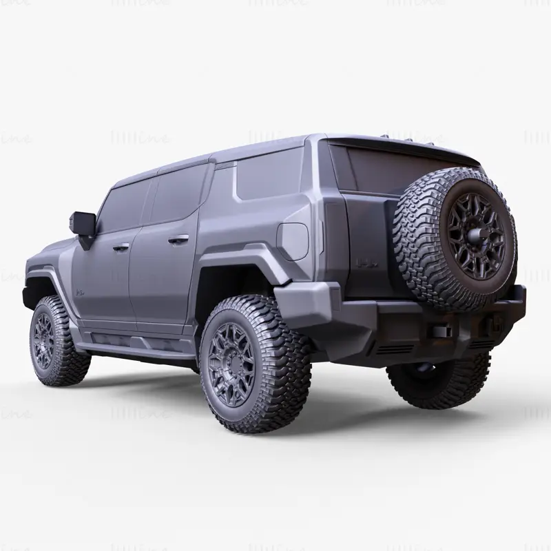 Hummer EV GMC S Sürümü 2024 3D Model