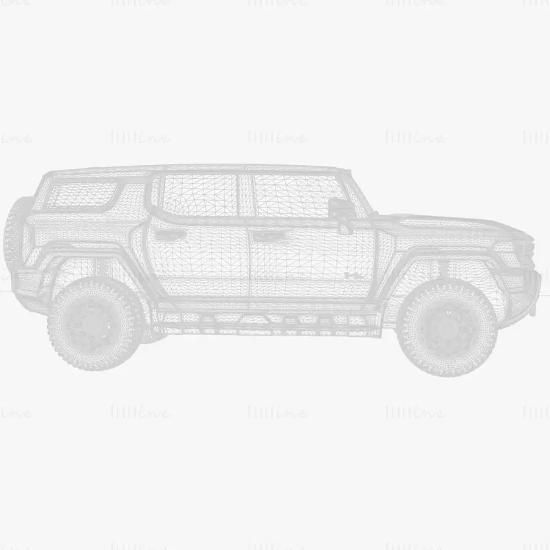 Hummer EV GMC S Edition 2024 3D modell