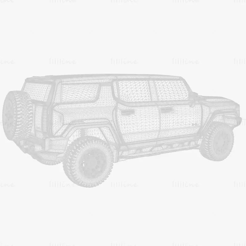 Hummer EV GMC S Edition 2024 3D-Modell