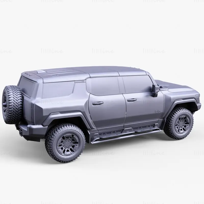 Внедорожник Hummer EV GMC 2024 3D модель