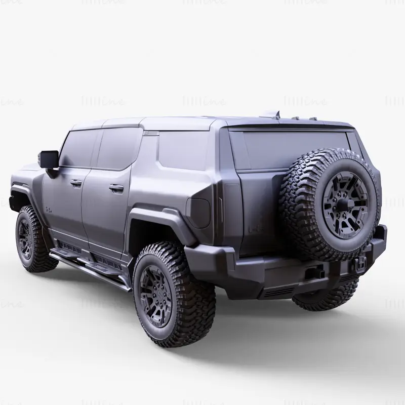 Hummer EV GMC SUV 2024 3D modell