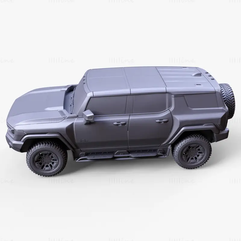 Hummer EV GMC SUV 2024 3D modell