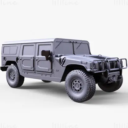 Hummer Wagon 3D Model