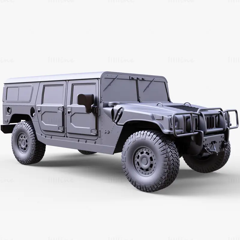 Modelo 3D do vagão Hummer