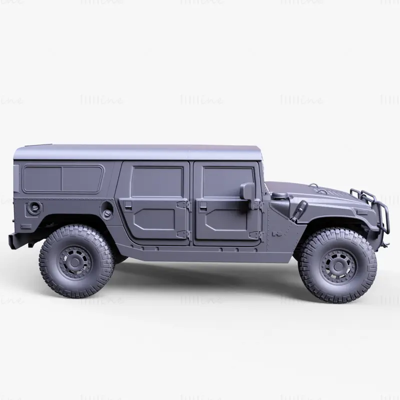 Modelo 3D do vagão Hummer