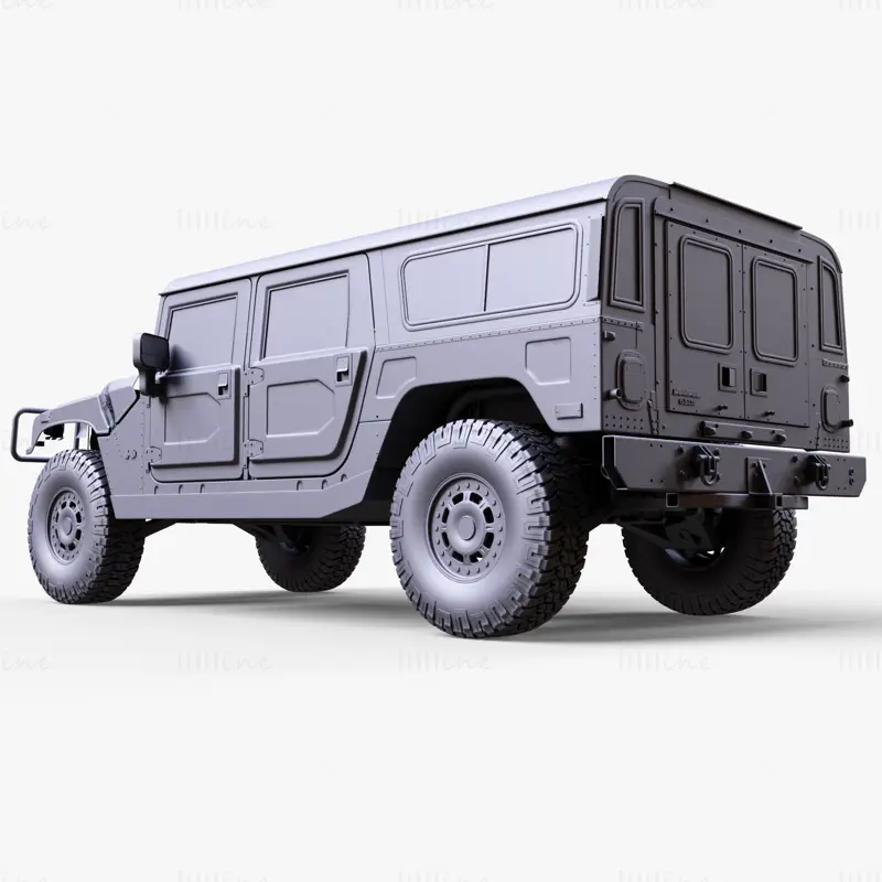 Хуммер караван 3Д модел