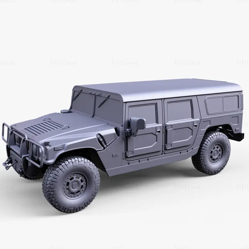 Modelo 3D do vagão Hummer