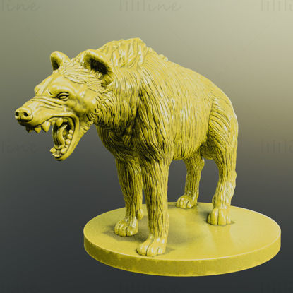 Hyena 3d printing model STL