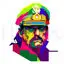 Ian Lemmy Kilmister Heavy Metal Pop Art Vector