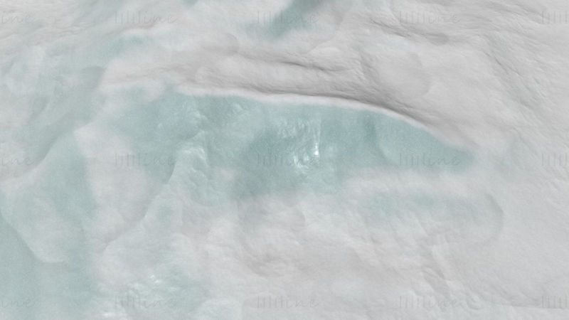 Ice Iceberg C4D-materiaal