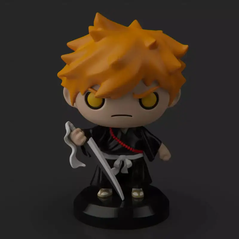 Ichigo Chibi - Bleach 3D Print Model STL