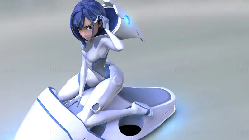 Fichiers STL du modèle d'impression 3D d'Ichigo CODE:015 (Darling in the Franxx)