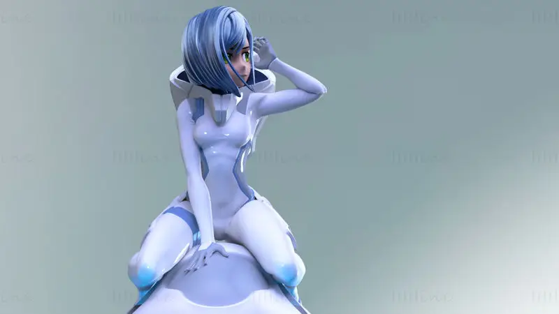 Fichiers STL du modèle d'impression 3D d'Ichigo CODE:015 (Darling in the Franxx)