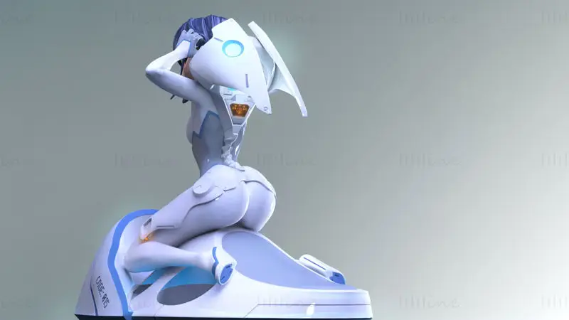 Fichiers STL du modèle d'impression 3D d'Ichigo CODE:015 (Darling in the Franxx)
