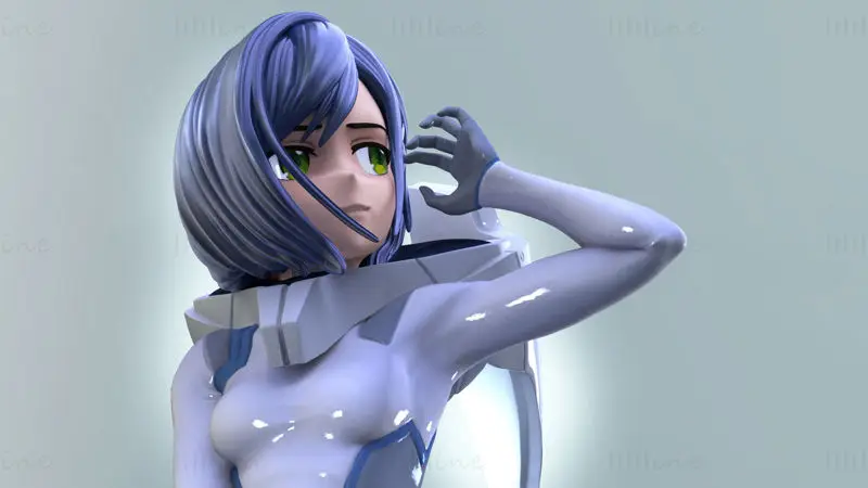 Fichiers STL du modèle d'impression 3D d'Ichigo CODE:015 (Darling in the Franxx)