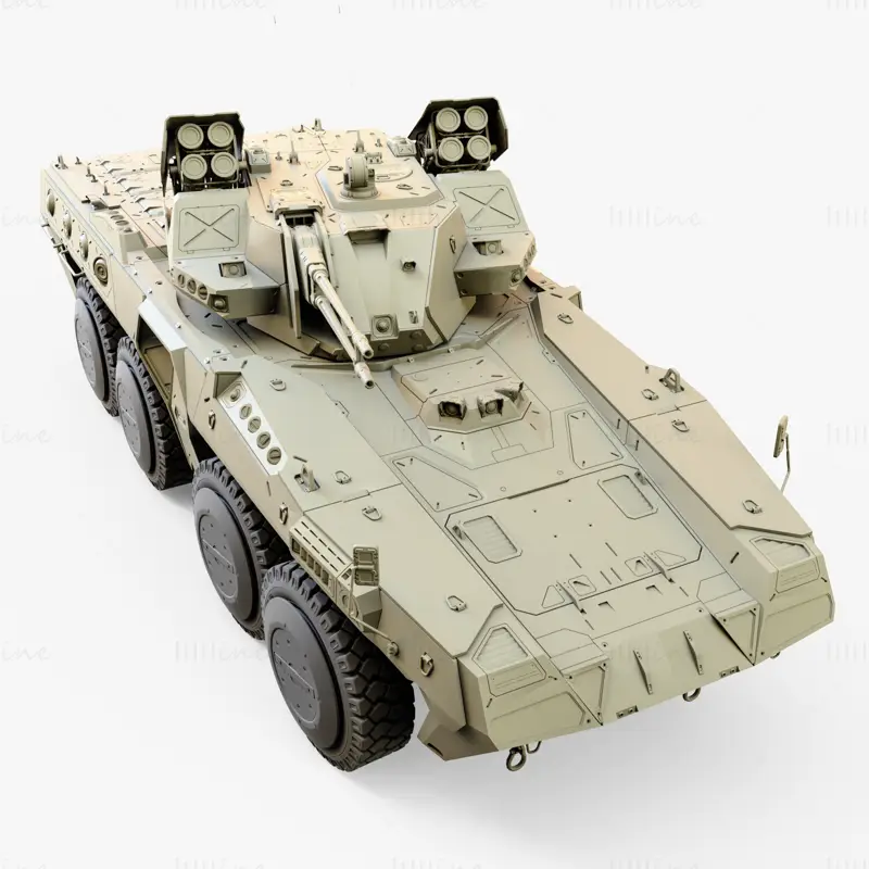 نموذج IFV جيريكو العسكري ثلاثي الأبعاد