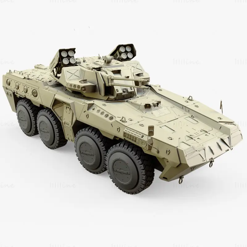 نموذج IFV جيريكو العسكري ثلاثي الأبعاد