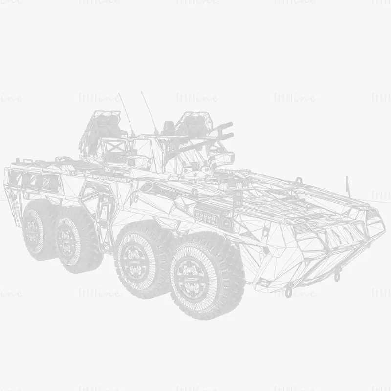 Военная 3D модель БМП Иерихон