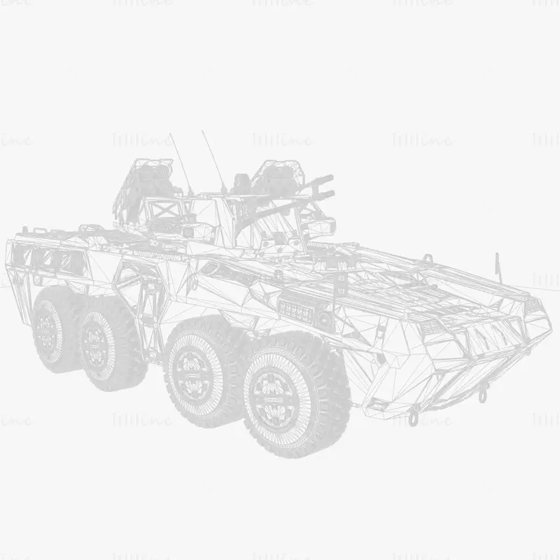 IFV Jericho katonai 3D-s modell