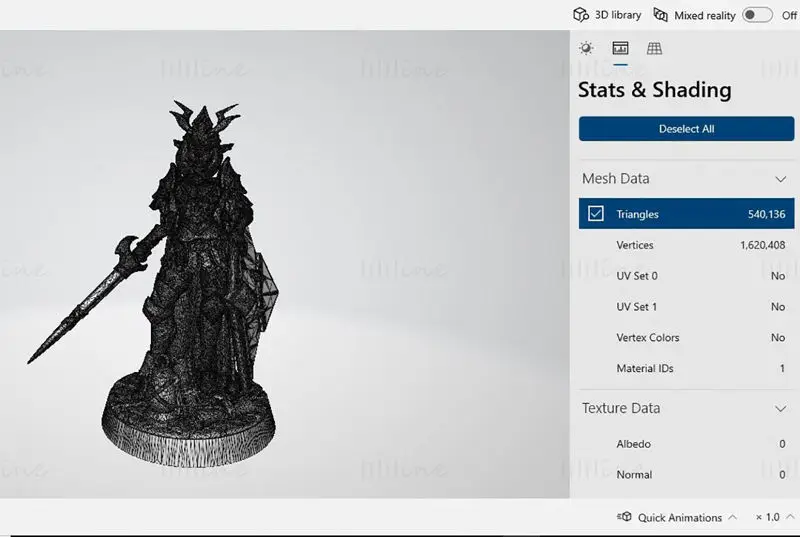 Iletia Miniatures 3D 打印模型 STL