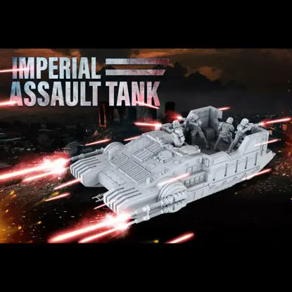 Imperial Assault Tank e equipaggio - Star Wars Modello di stampa 3D STL