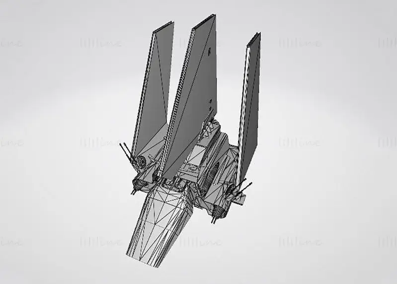 Модель 3D-печати Imperial Lambda Shuttle