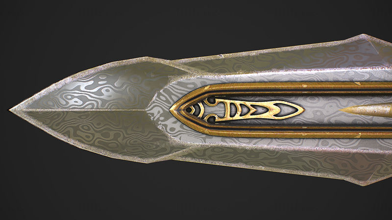 Model 3D Imperial Sword