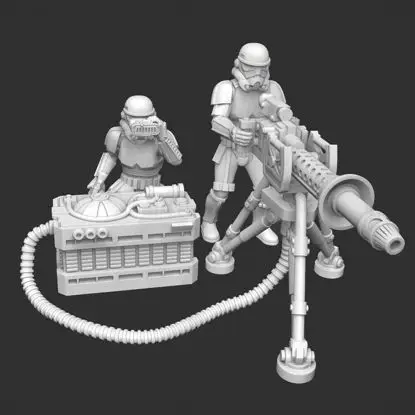 نموذج مطبوع ثلاثي الأبعاد لفريق Imperial Trooper Repeater في STL