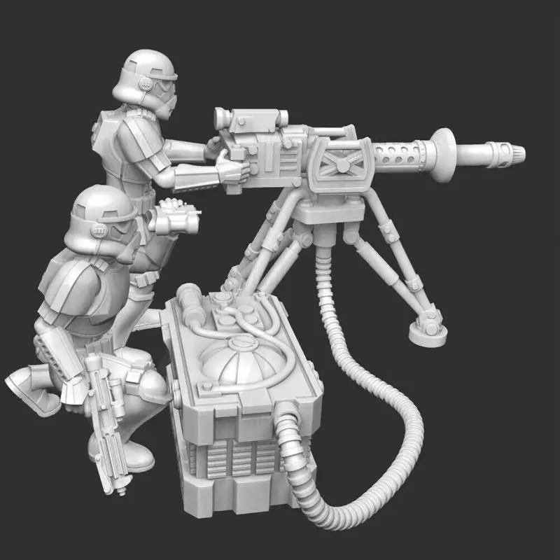 Imperial Trooper Repeater Team 3D-printmodel STL