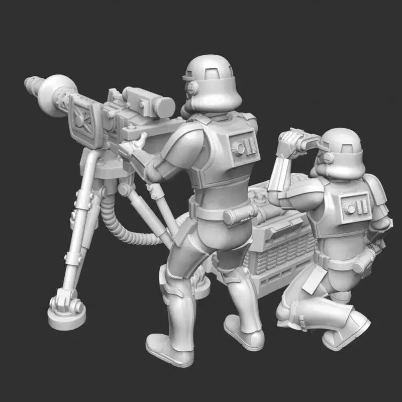 نموذج مطبوع ثلاثي الأبعاد لفريق Imperial Trooper Repeater في STL