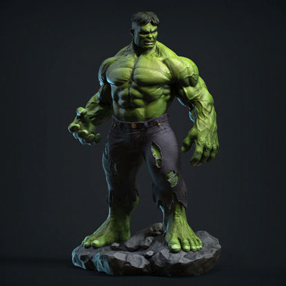 Increíble Hulk Modelo de impresión 3D STL