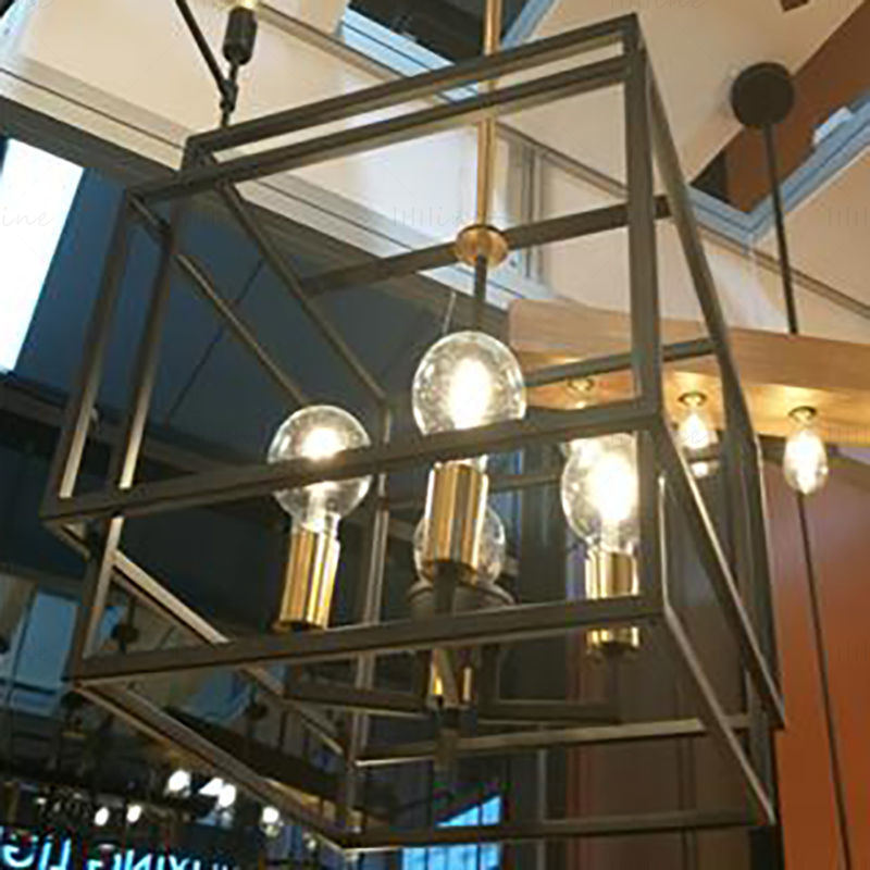 Industriële hanglamp 3D model
