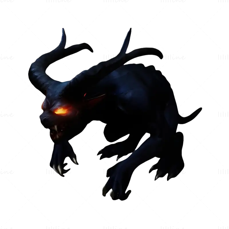 Inferno Beast 3D nyomtatási modell