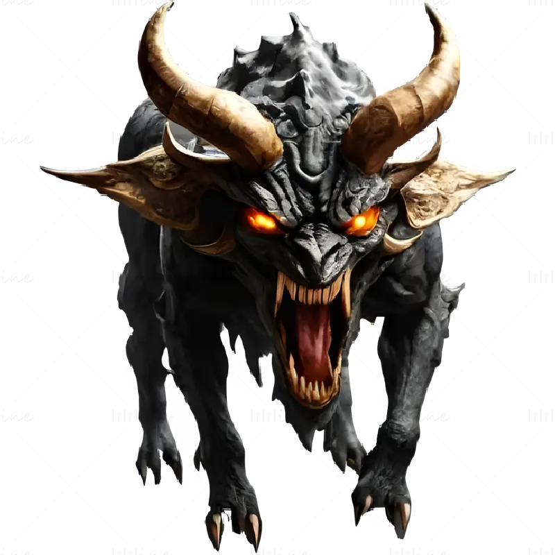 Inferno Beast 3D Baskı Modeli