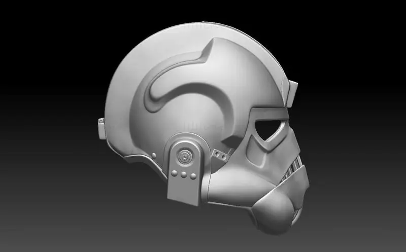 File STL del modello di stampa 3D del casco Inferno Squad