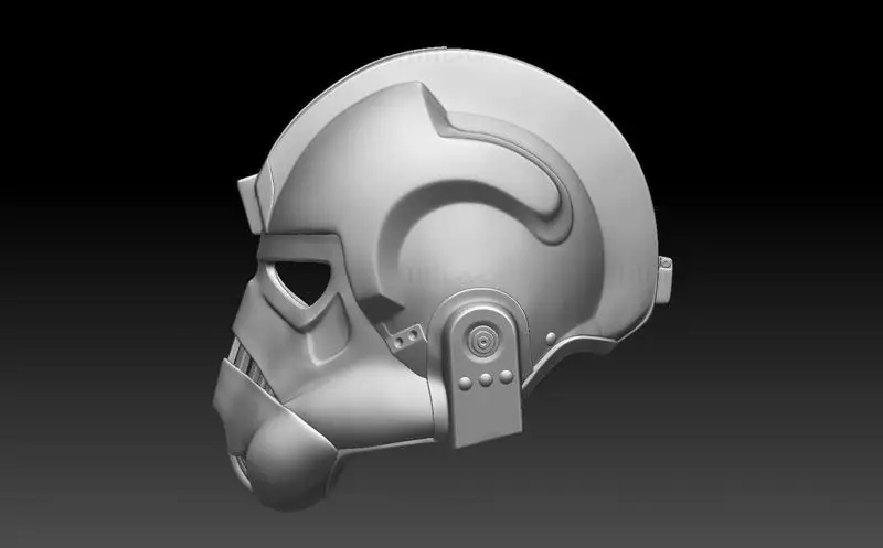 File STL del modello di stampa 3D del casco Inferno Squad