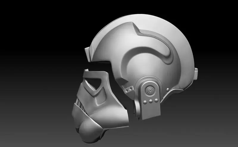 File STL del modello di stampa 3D del casco Inferno Squad