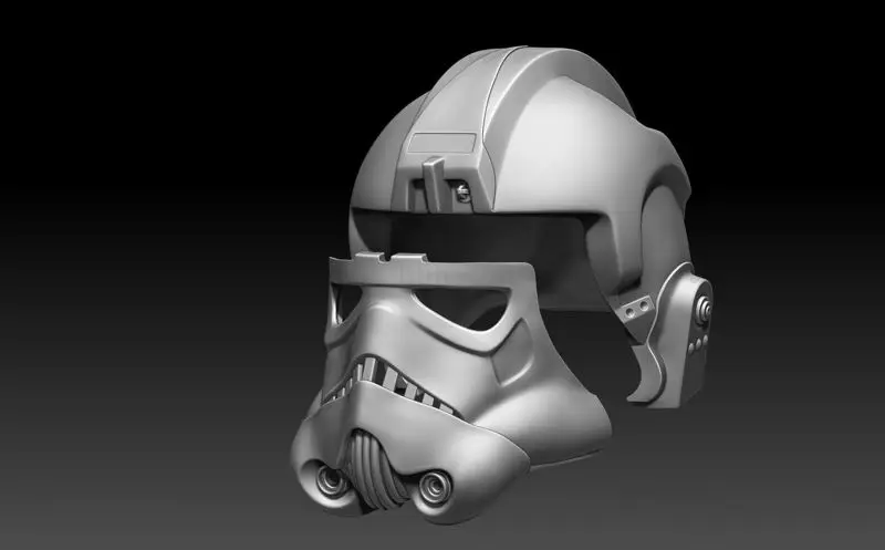 File STL del modello di stampa 3D del casco Inferno Squad