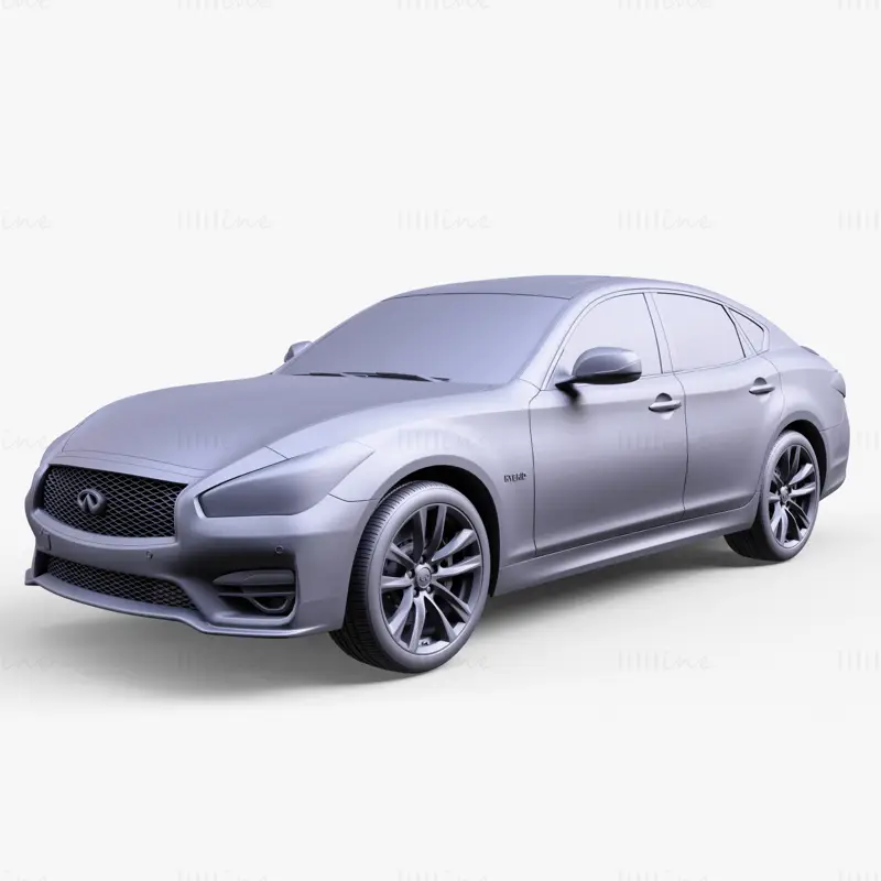 Infinity Q70 S 2018 Car 3D Model