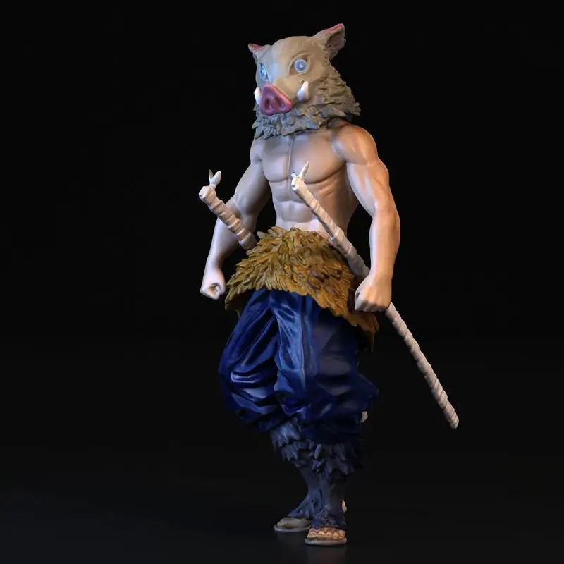 Inosuke Hashibira 3D-utskriftsmodell STl-filer | Demon Slayer-samleobjekt i høy oppløsning