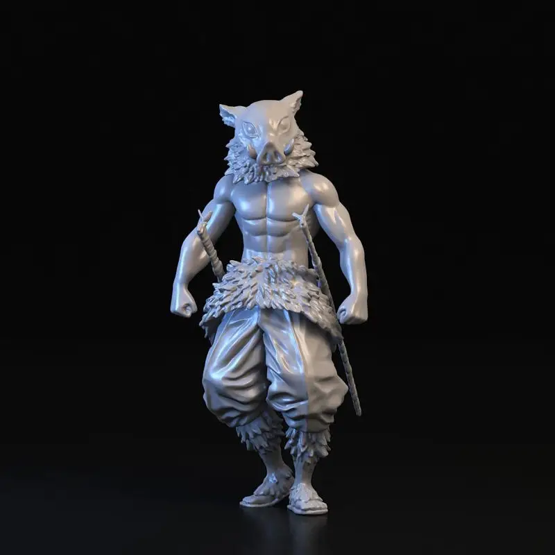 Inosuke Hashibira 3D-utskriftsmodell STl-filer | Demon Slayer-samleobjekt i høy oppløsning
