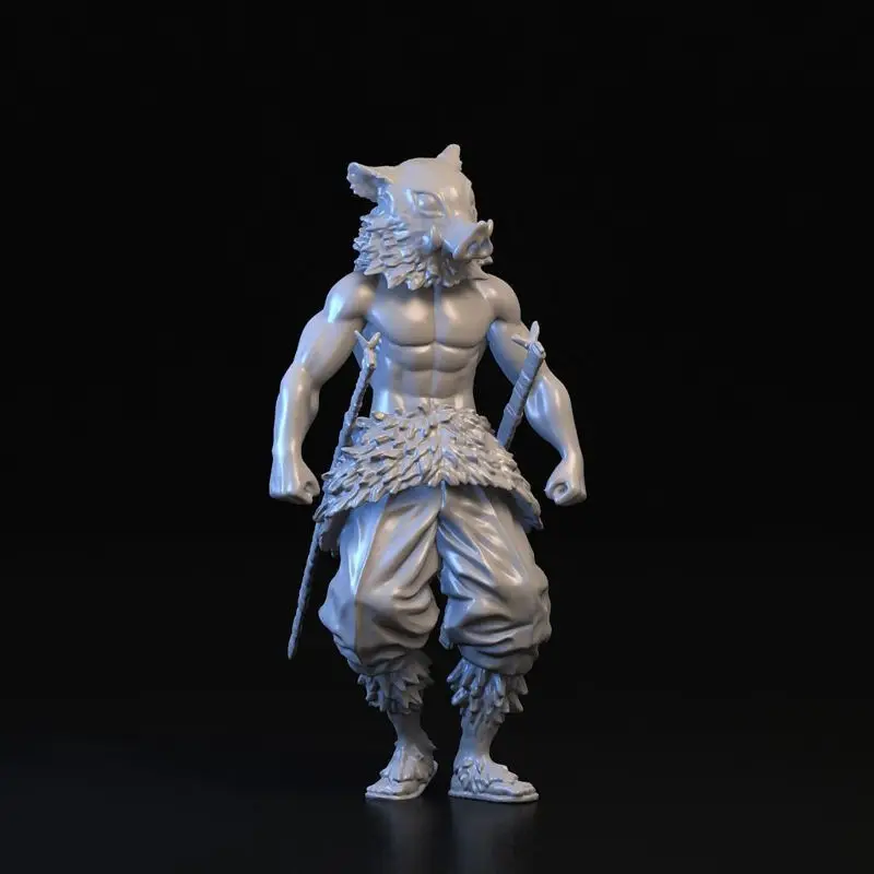 Inosuke Hashibira 3D-utskriftsmodell STl-filer | Demon Slayer-samleobjekt i høy oppløsning