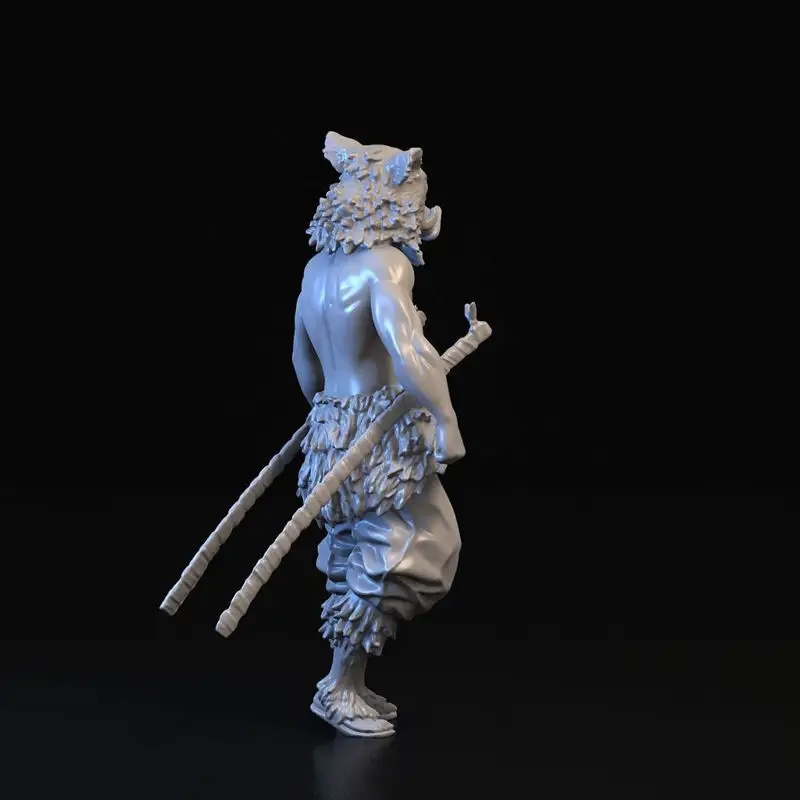 Inosuke Hashibira 3D-utskriftsmodell STl-filer | Demon Slayer-samleobjekt i høy oppløsning