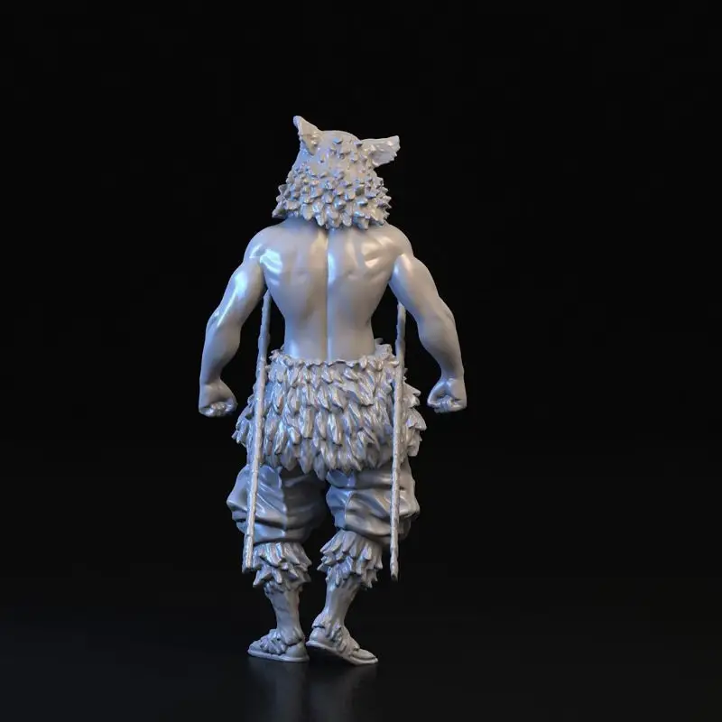 Inosuke Hashibira 3D-utskriftsmodell STl-filer | Demon Slayer-samleobjekt i høy oppløsning