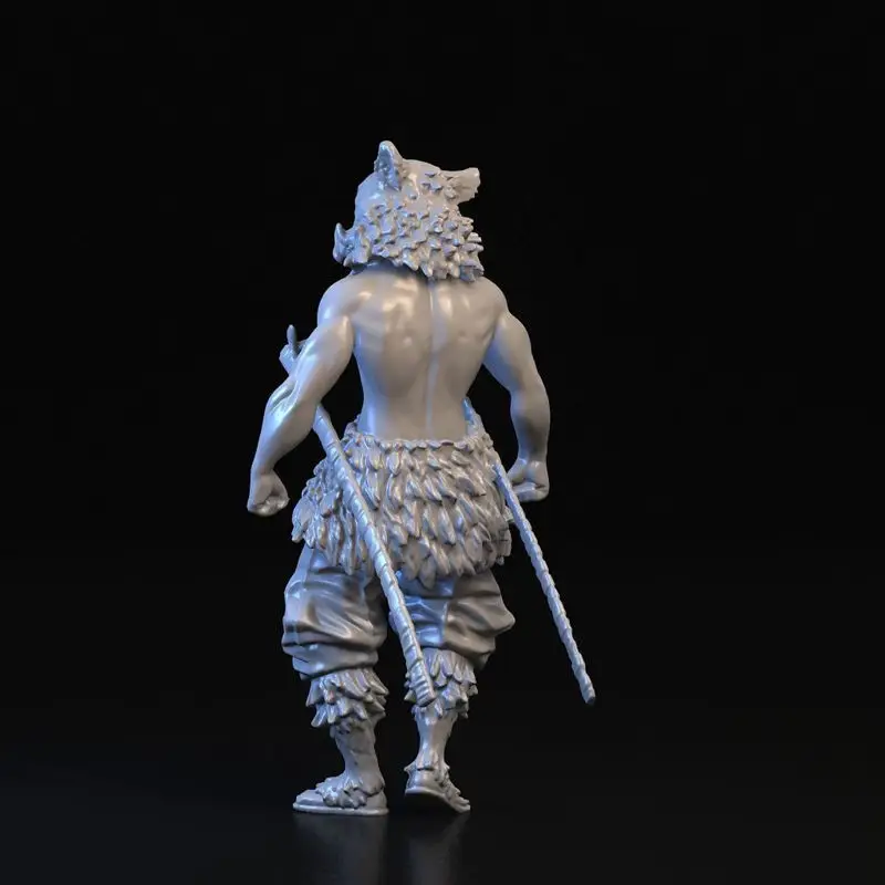Inosuke Hashibira 3D-utskriftsmodell STl-filer | Demon Slayer-samleobjekt i høy oppløsning