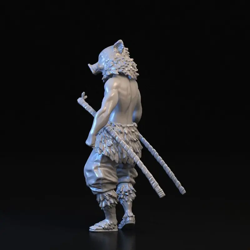 Inosuke Hashibira 3D-utskriftsmodell STl-filer | Demon Slayer-samleobjekt i høy oppløsning