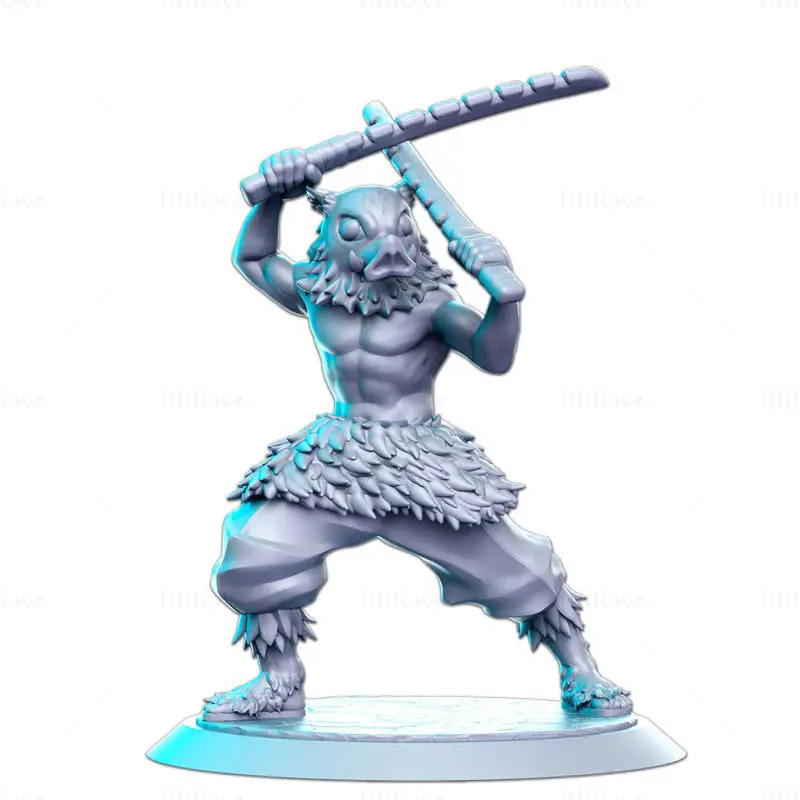 Inosuke Hashibira Demon Slayer 3D Printing Model STL