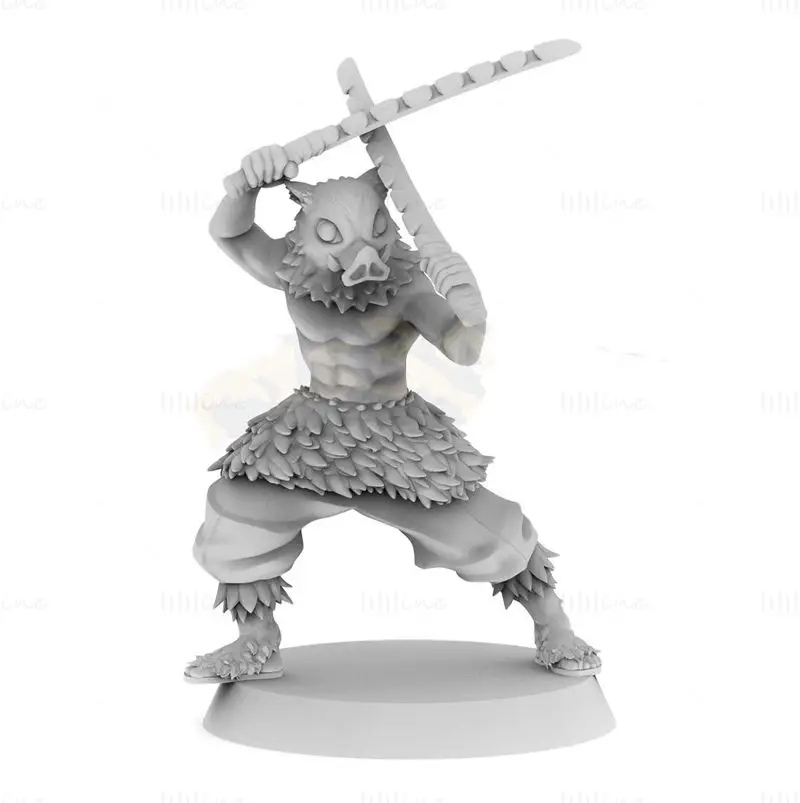 Inosuke Hashibira Demon Slayer 3D Printing Model STL