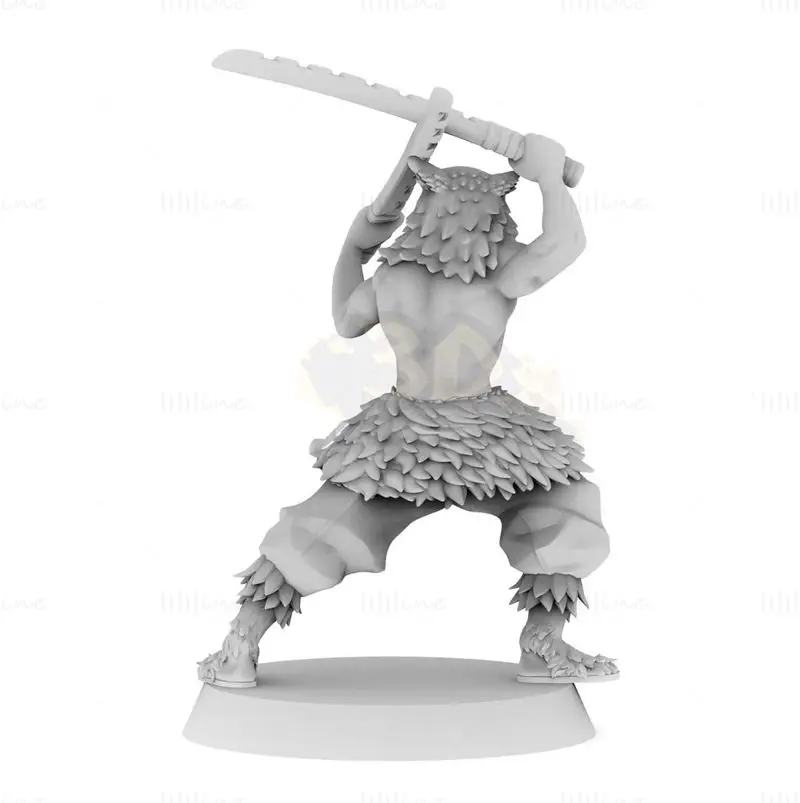 Inosuke Hashibira Demon Slayer 3D Printing Model STL