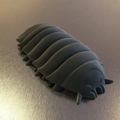 Modelo de impressão 3D articulado de inseto Porcellio FLEXI arquivo STL